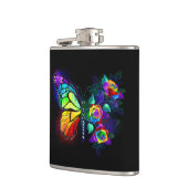 Regenbogenschmetterling Flachmann (Links)