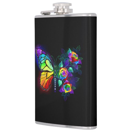 Regenbogenschmetterling Flachmann (Links)