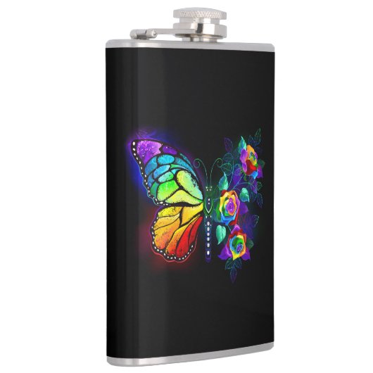 Regenbogenschmetterling Flachmann (Rechts)