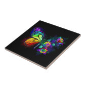 Regenbogenschmetterling Fliese (Seite)