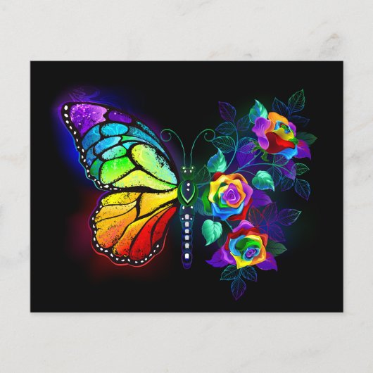 Regenbogenschmetterling Flyer (Vorne)