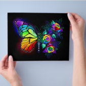 Regenbogenschmetterling Flyer (Hand)