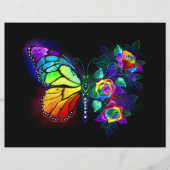 Regenbogenschmetterling Flyer (Vorne)
