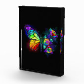 Regenbogenschmetterling Fotoblock (Rechts)