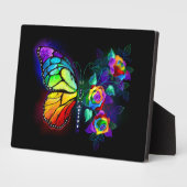 Regenbogenschmetterling Fotoplatte (Seite)
