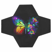 Regenbogenschmetterling Fußball (Flach)