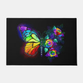 Regenbogenschmetterling Fußmatte (Vorderseite)