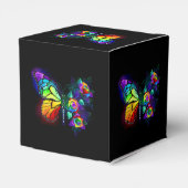 Regenbogenschmetterling Geschenkschachtel (Rückseite)