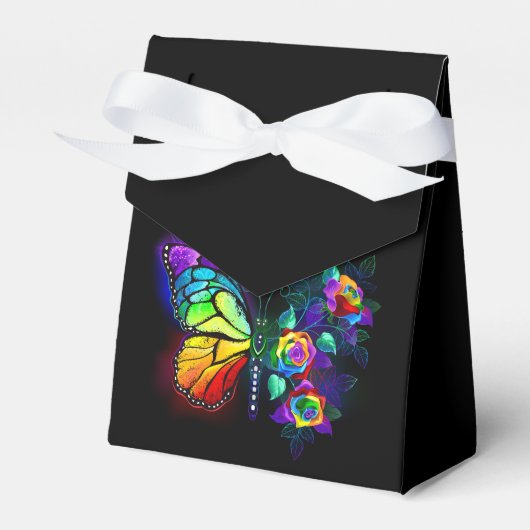 Regenbogenschmetterling Geschenkschachtel (Vorderseite)