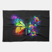 Regenbogenschmetterling Geschirrtuch (Horizontal)