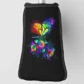 Regenbogenschmetterling Golf Headcover (Rotieren 90)