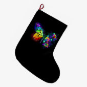 Regenbogenschmetterling Großer Weihnachtsstrumpf (Vorderansicht (hängend))