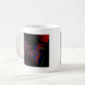 Regenbogenschmetterling Kaffeetasse (Vorderseite Links)