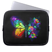 Regenbogenschmetterling Laptopschutzhülle (Vorderseite)
