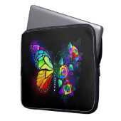 Regenbogenschmetterling Laptopschutzhülle (Vorderseite Links)