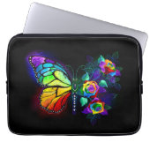 Regenbogenschmetterling Laptopschutzhülle (Vorderseite)