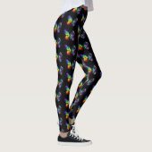 Regenbogenschmetterling Leggings (Rechts)