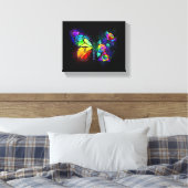 Regenbogenschmetterling Leinwanddruck (Insitu (Schlafzimmer))