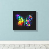 Regenbogenschmetterling Leinwanddruck (Insitu (Holzboden))
