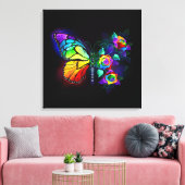 Regenbogenschmetterling Leinwanddruck (Insitu (Wohnzimmer))