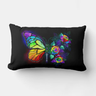 Regenbogenschmetterling Lendenkissen