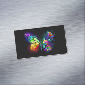 Regenbogenschmetterling Magnetische Visitenkarte (Beispiel)