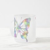 Regenbogenschmetterling Mattglastasse (Vorderseite Links)
