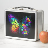 Regenbogenschmetterling Metall Brotdose (Beispiel)