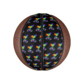 Regenbogenschmetterling Mini Basketball (Vertikal)