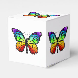 Regenbogenschmetterling Monarch Geschenkschachtel