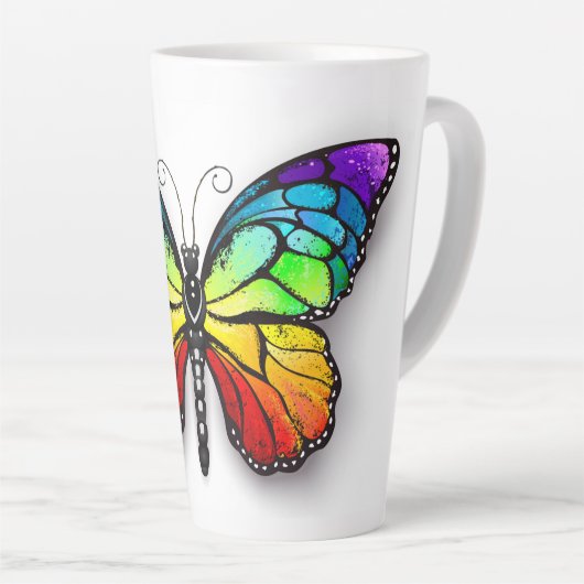 Regenbogenschmetterling Monarch Milchtasse (Rechte Ecke)