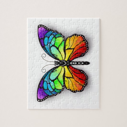 Regenbogenschmetterling Monarch Puzzle (Vertikal)