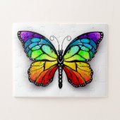Regenbogenschmetterling Monarch Puzzle (Horizontal)