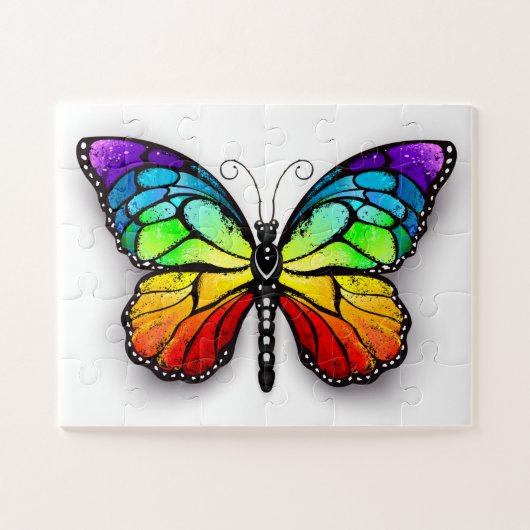 Regenbogenschmetterling Monarch Puzzle (Horizontal)