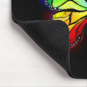 Regenbogenschmetterling Mousepad (Ecke)