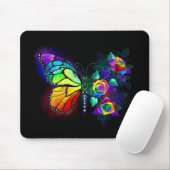 Regenbogenschmetterling Mousepad (Mit Mouse)