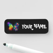 Regenbogenschmetterling Namensschild (Beispiel)