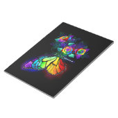 Regenbogenschmetterling Notizblock (angewinkelt)