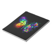 Regenbogenschmetterling Notizblock (Rotiert)