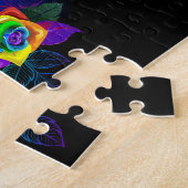 Regenbogenschmetterling Puzzle (Seite)