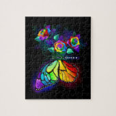 Regenbogenschmetterling Puzzle (Vertikal)