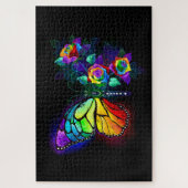 Regenbogenschmetterling Puzzle (Vertikal)