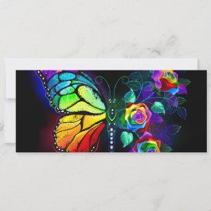 Regenbogenschmetterling Save The Date