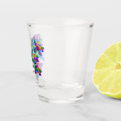 Regenbogenschmetterling Schnapsglas (Rechts)