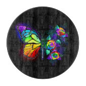 Regenbogenschmetterling Schneidebrett (Vorderseite)