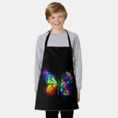 Regenbogenschmetterling Schürze (Getragen)