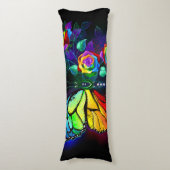 Regenbogenschmetterling Seitenschläferkissen (Vorderseite Vertikal)