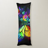 Regenbogenschmetterling Seitenschläferkissen (Rückseite (Vertikal))