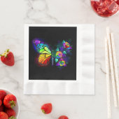 Regenbogenschmetterling Serviette (Beispiel)