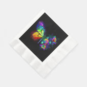 Regenbogenschmetterling Serviette (Ecke)